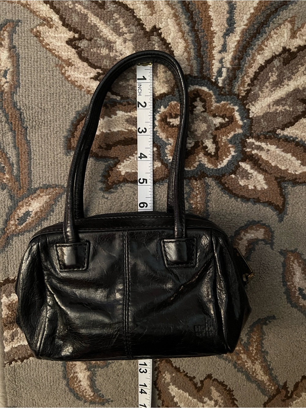 HOBO Mini Leather Baguette Clutch Purse